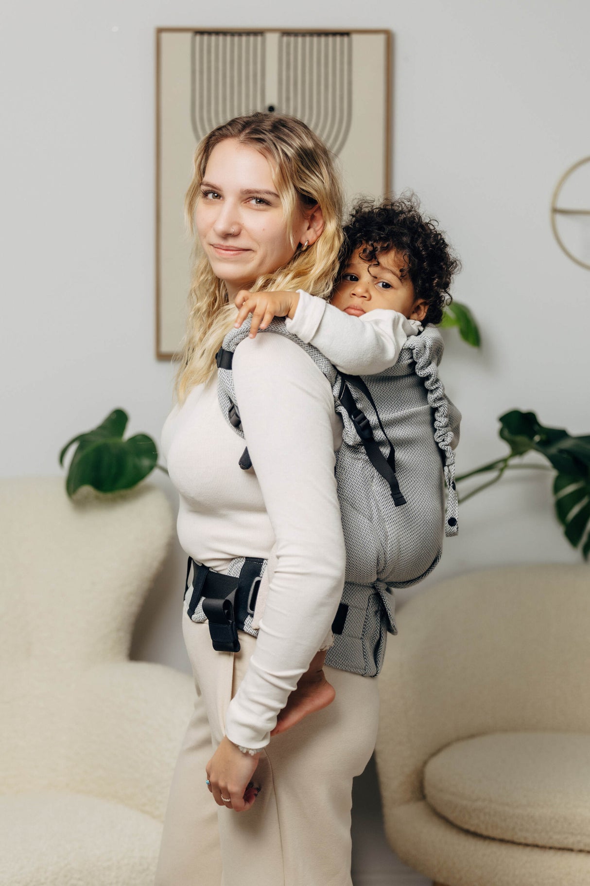 LennyLamb LennyPreschool (jusqu'à 30kg) - Petit Chevron Gris