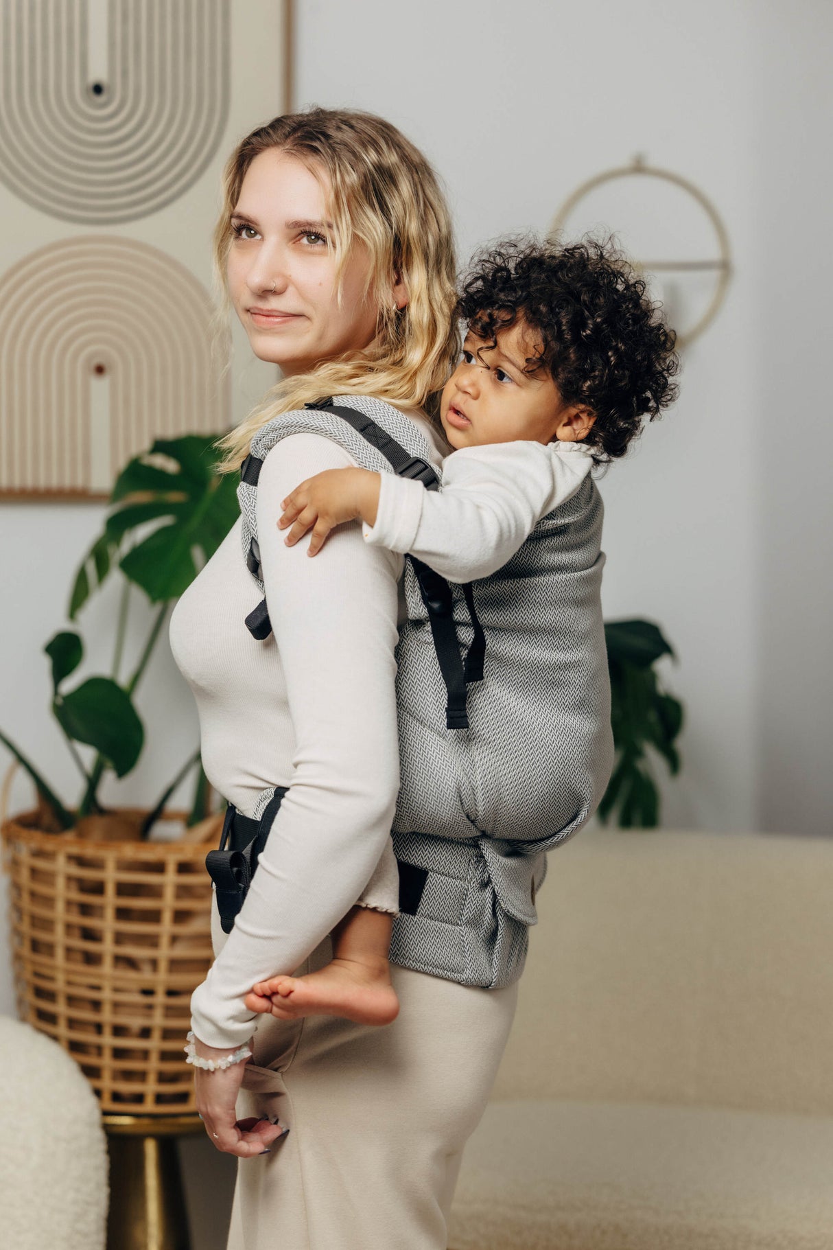 LennyLamb LennyPreschool (jusqu'à 30kg) - Petit Chevron Gris