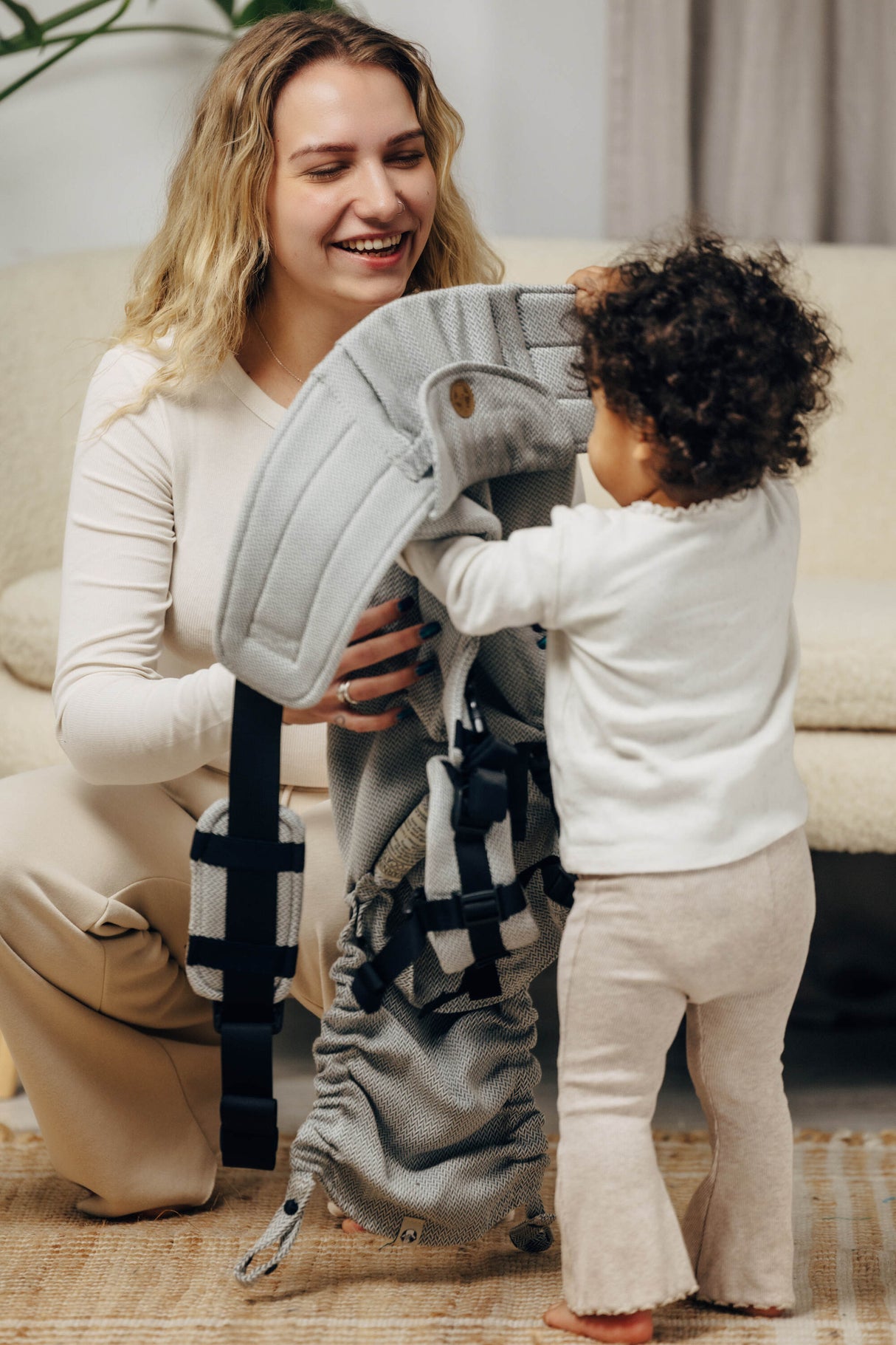 LennyLamb LennyPreschool (jusqu'à 30kg) - Petit Chevron Gris