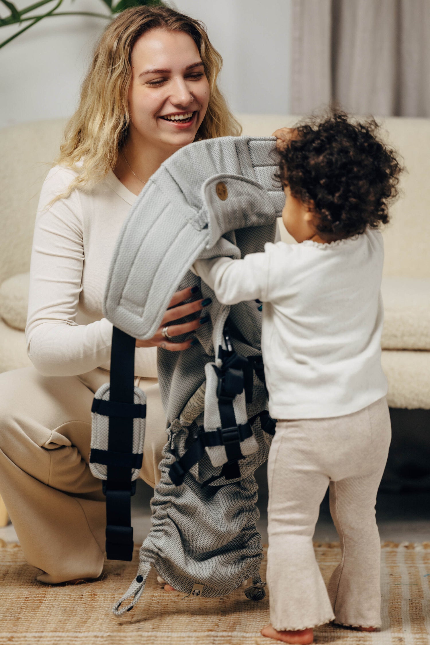 LennyLamb LennyPreschool (jusqu'à 30kg) - Petit Chevron Gris