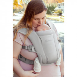 Ergobaby Embrace Soft Air Mesh Soft Grey porte-bébé