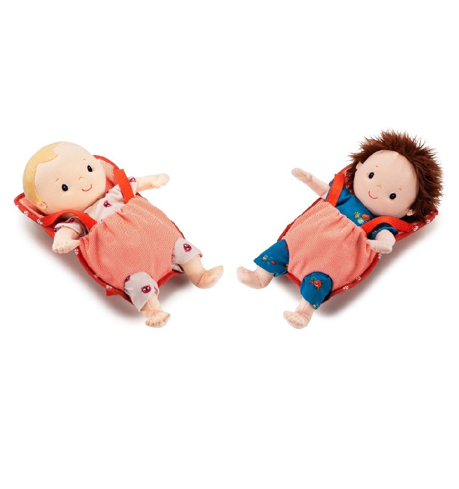 Shop Lilliputiens Lilliputiens Doll Carrier - Red at Babymaxi