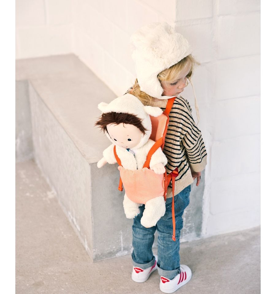 Shop Lilliputiens Lilliputiens Doll Carrier - Red at Babymaxi