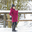 Shop Mamalila Mamalila Hooded Babywearing Coat Vienna - Berry at Babymaxi