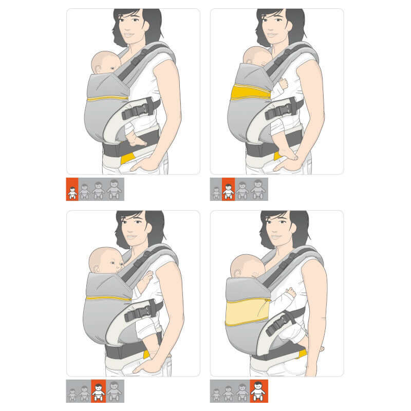Shop Manduca Manduca XT - Monochrome Cloud Grey at Babymaxi