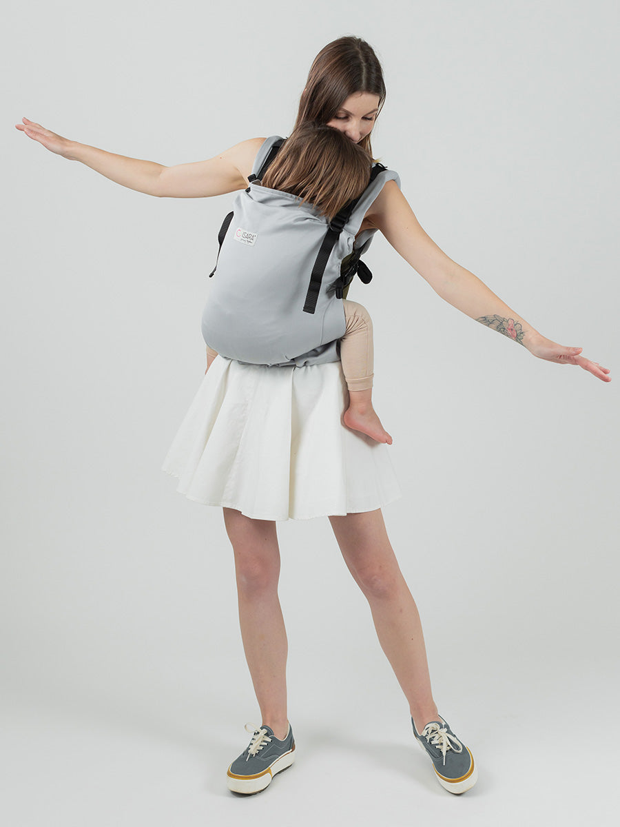 Isara Preschooler Full Buckle - Pearl Grey