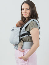 Isara The One, Porte-bébé ergonomique - Pearl Grey