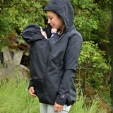Mamalila Softshell Veste de Portage Allrounder - Black