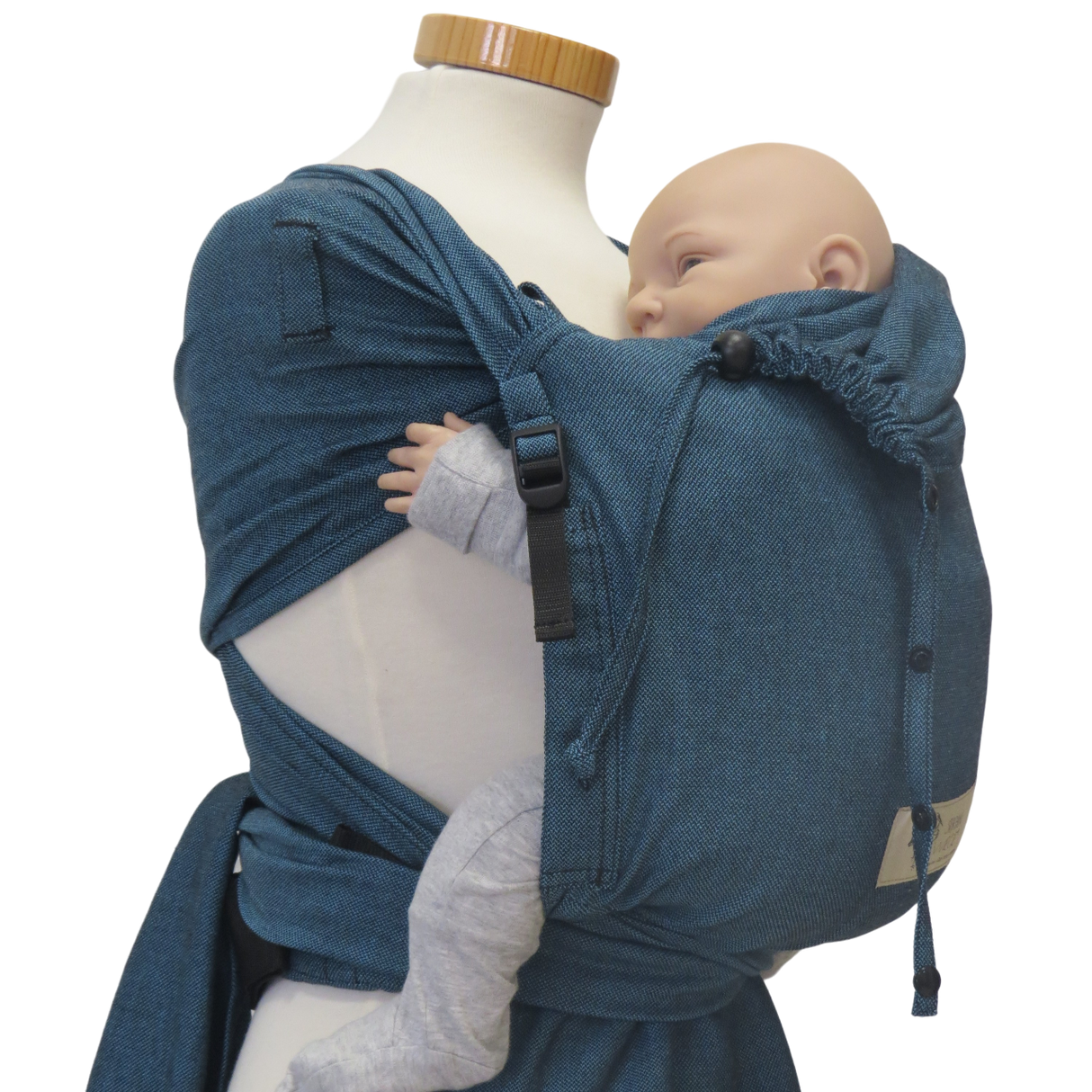 Porte-bébé Storchenwiege Wrap - Turquoise