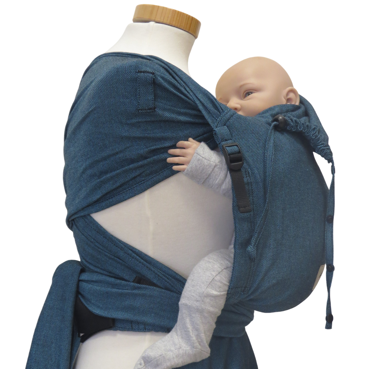Porte-bébé Storchenwiege Wrap - Turquoise