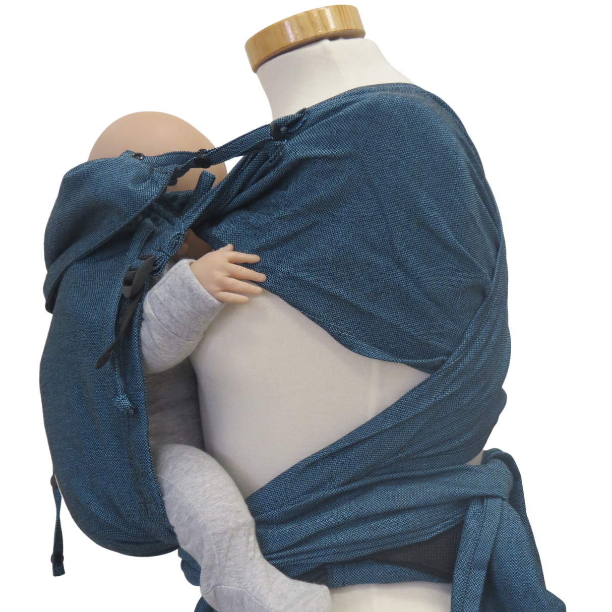 Porte-bébé Storchenwiege Wrap - Turquoise