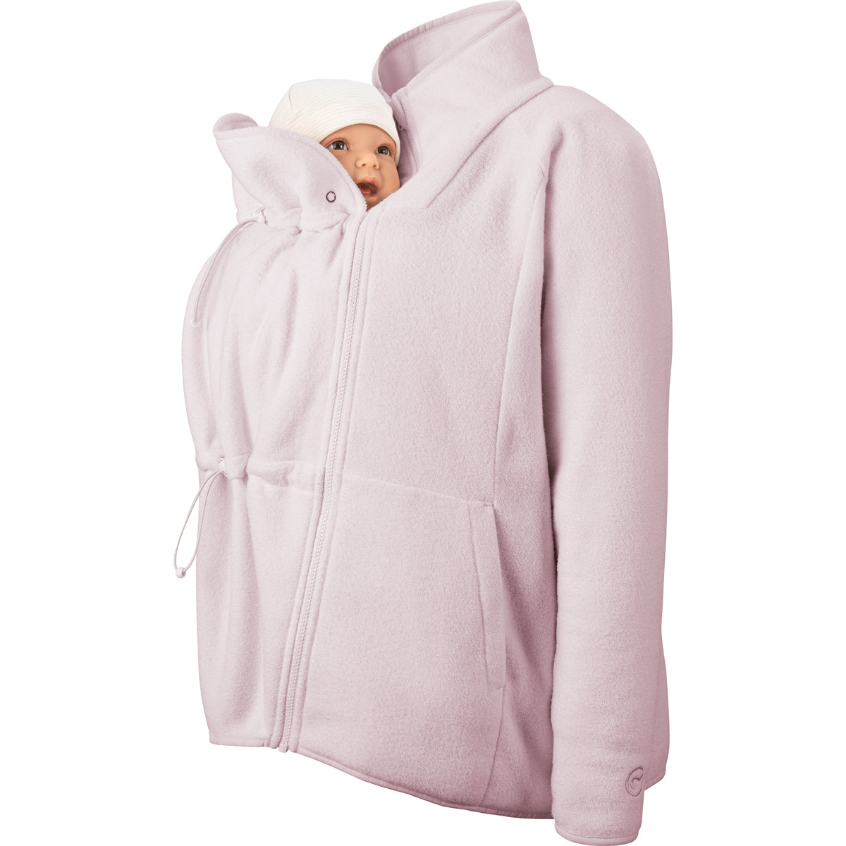 Mamalila Basel Porte-bébé Veste en polaire – Off White