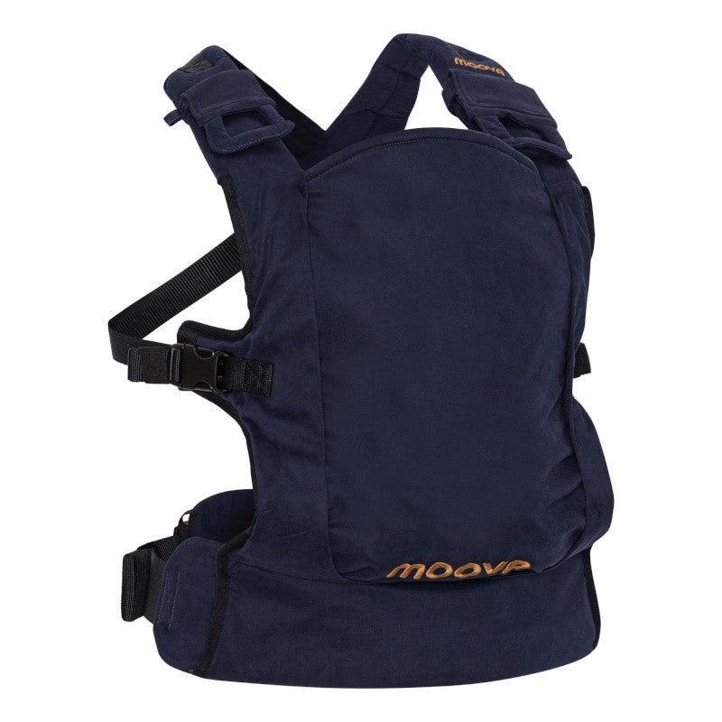 Shop Moova Moova bæresele, 100% Cotton - Blueberry Blue at Babymaxi