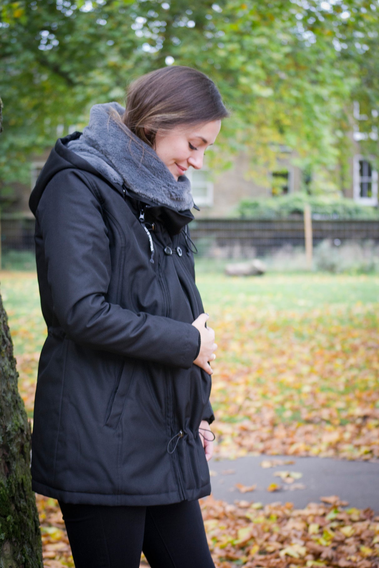 Wombat London Wallaby Veste de Portage – Black & Charcoal