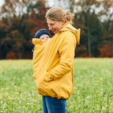 Mamalila Softshell Veste de Portage Allrounder - Mustard
