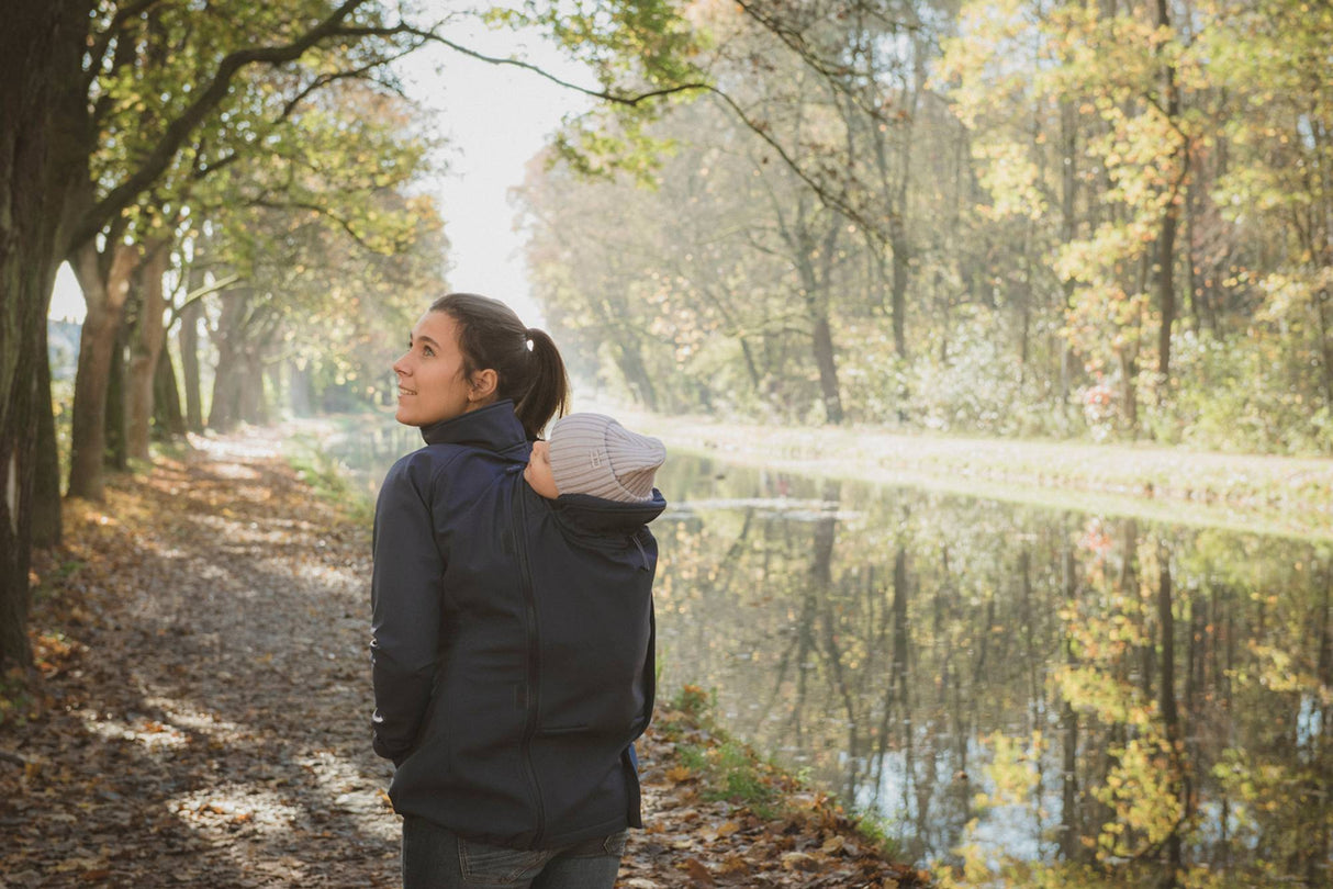 Mamalila Softshell Veste de Portage Allrounder - Black