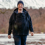 Mamalila Veste Softshell Allrounder pour hommes - Black